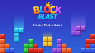 ブロックブラスト（Block Blast）のロゴが入った公式キービジュアル