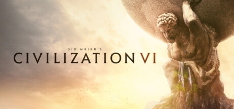 シヴィライゼーションVI 公式キーアート、アトラス像とタイトルロゴ