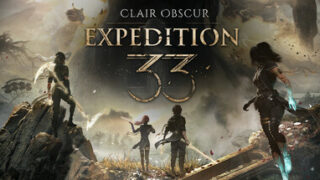 Clair Obscur: Expedition 33 公式キーアート、ロゴと遠征隊メンバーが描かれたSteamヘッダー画像