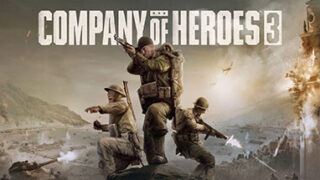 Company of Heroes 3のロゴと兵士・戦車が描かれたキーアート