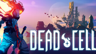 Dead Cells公式ヘッダー画像。タイトルロゴと武器を構えた主人公が描かれている