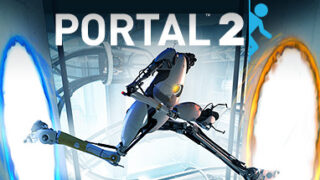 ポータル2（Portal 2）のロゴとGLaDOSが描かれたSteamヘッダー画像
