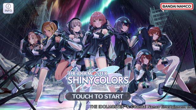 アイドルマスター シャイニーカラーズ タイトル画面ロゴ