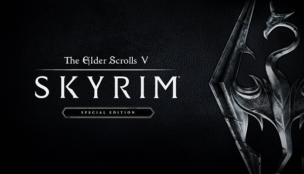 The Elder Scrolls V: Skyrim Special Edition のロゴが入ったキーアート